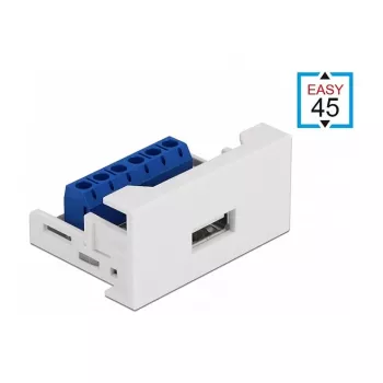USB 2.0 Type-A bus naar klemmenstrook DeLOCK Easy 45 module