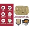 Beper C103ACC003 papieren bakjes voor heteluchtfriteuse, 50 st., 24 x 24 cm
