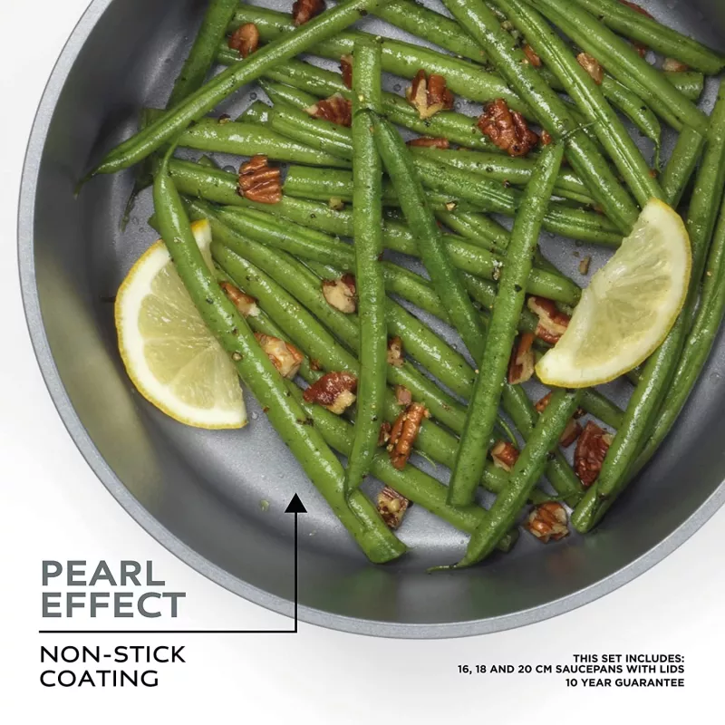 Pannenset Russell Hobbs RH01706EU, 3-delig, parelglans afwerking