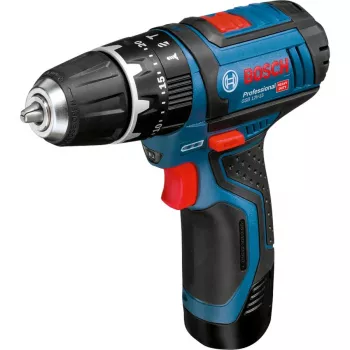 Bosch GSB 12V-15 Professional 1300 RPM Zwart, Blauw