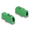 Optische vezelkoppeling LC simplex female naar LC simplex female APC groen DeLOCK 87984