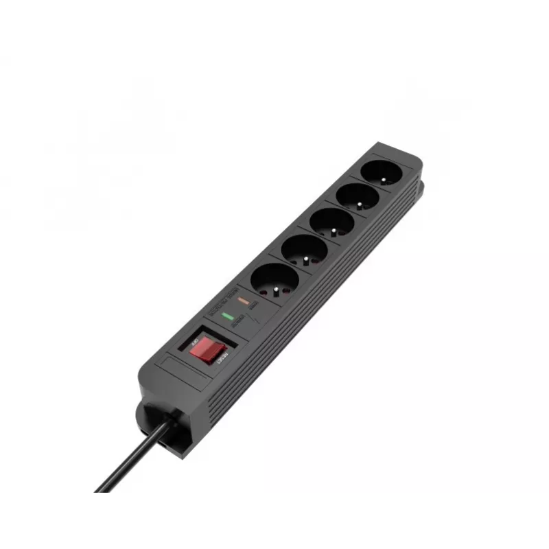 Overspanningsbeveiliging TB Energy x5 — 3 m kabel, 5 stopcontacten, model ALTBXPD05FR300B