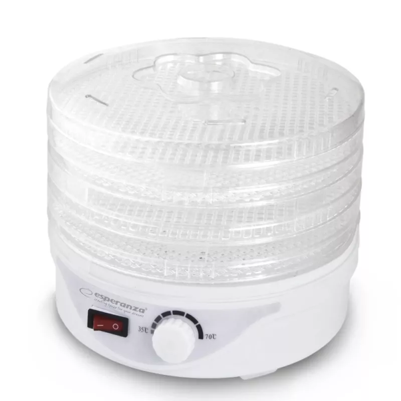 Esperanza EKD003 droogoven transparant, wit 250 W