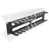 DeLOCK - Kabelgeleidingsplaat voor schakelkast - zwart - 2U - 48,3 cm (19) (66553)