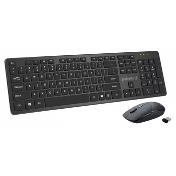 Rebeltec draadloze toetsenbord- en muisset
