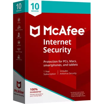 McAfee Internet Security 10 - apparaten 1 jaar