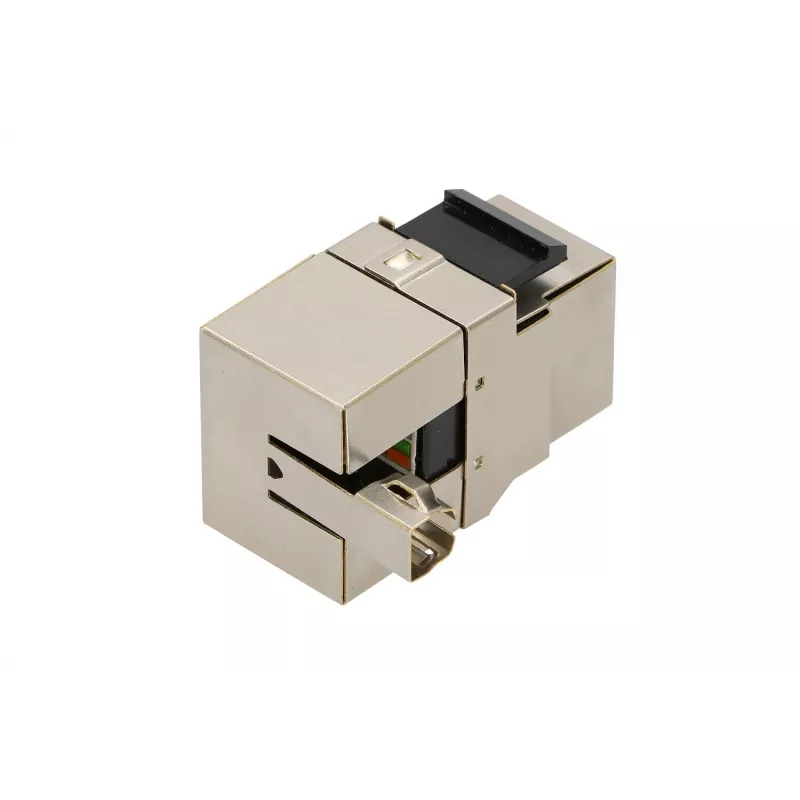 Keystone-bus Extralink CAT6 STP RJ45, bus, staalkleur, 1 stuk