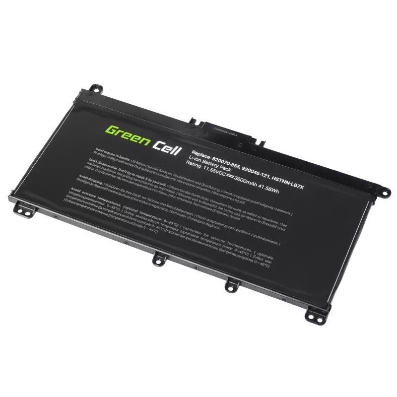 Batterij Green Cell HP145 voor HP Pavilion (LiPo 3600 mAh, 11,55 V, zwart)