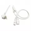 ROLINE 19.08.1023 netsnoer wit 2 m CEE7/7 IEC C13 (19.08.1023)