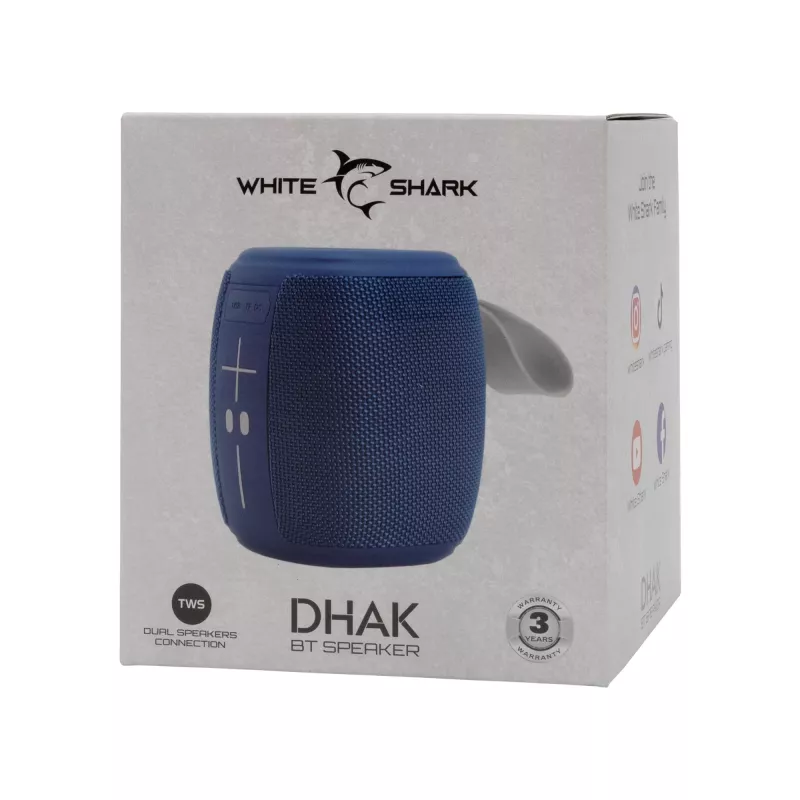 Draagbare luidspreker White Shark GBT-888 Dhak blauw