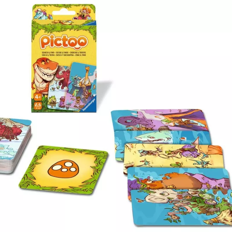 Pictoo Dino-wereld, kaartspel