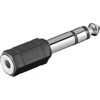 MicroConnect AUDANR2 adapter 6,35 mm stekker naar 6,35 mm bus — audio-adapter