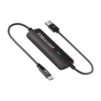 Draadloze auto-adapter Ottocast CA450 — MirrorCast draadloze display-adapter voor smartphoneschermspiegeling in de auto