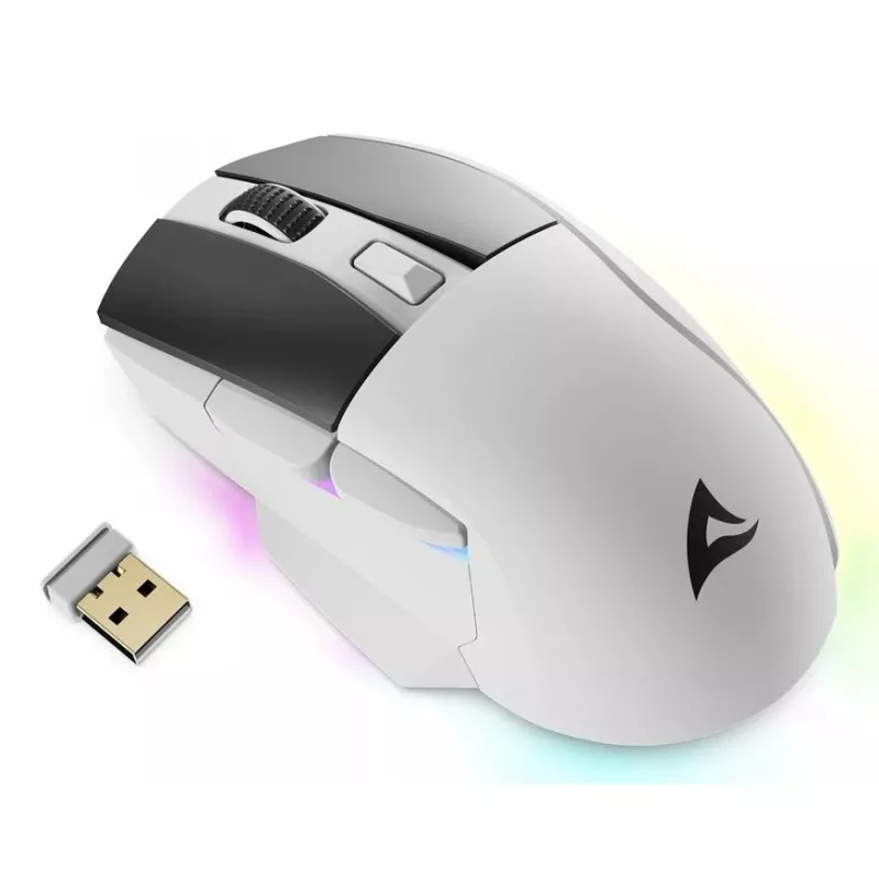 Sharkoon SGM50W muis gaming rechtshandig RF draadloos + USB Type-A optisch 6400 DPI