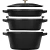 Staub La Cocotte 4,2 L ronde gietijzeren braadpan