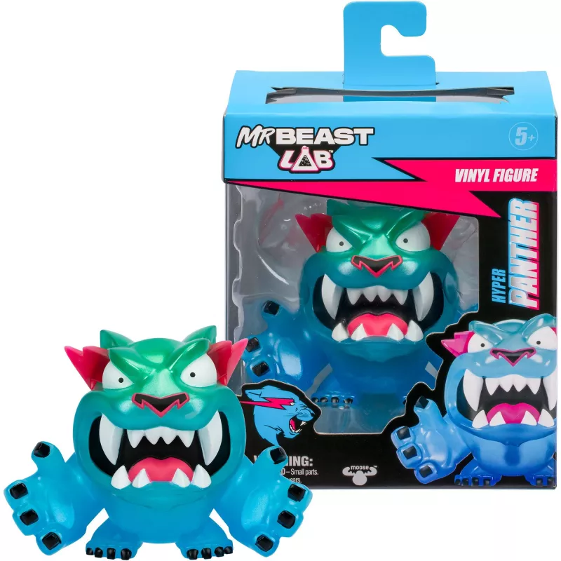 MrBeast Lab vinylfiguren - Hyper Panther, speelfiguur