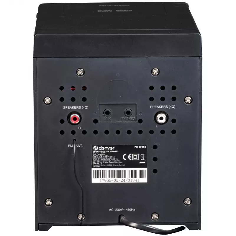Denver MDA-285 microsysteem met BT, CD, radio en AUX
