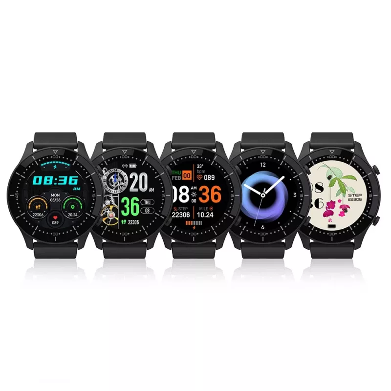 Smartwatch MEDIA-TECH MT870 — 1,3 inch (3,3 cm) IPS-touchscreen, 51 mm behuizing, Bluetooth, zwart