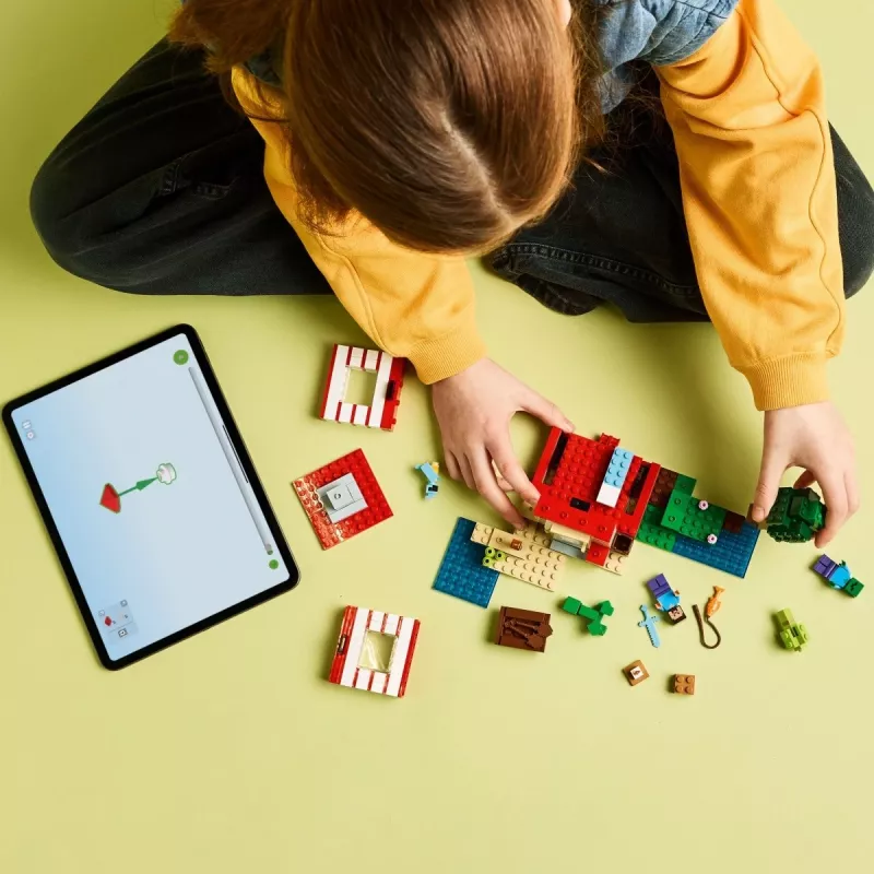 LEGO Minecraft set 21275 TNT junglehuis bouwspeelgoed, 287 onderdelen, 2 minifiguren, vanaf 8 jaar