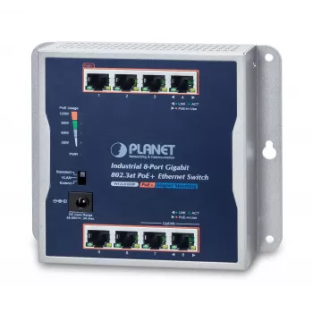 Unmanaged Switch PLANET IP30 Industrial 8-poorts