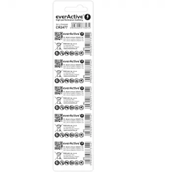 Lithium-batterij everActive CR2477 - blister 5 stuks