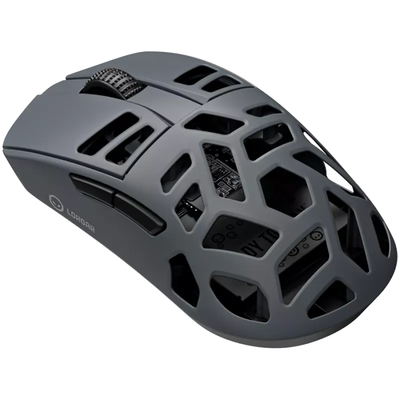 LORGAR MSE90W, magnesiumlegering draadloze gaming-muis Elite, donkergrijs