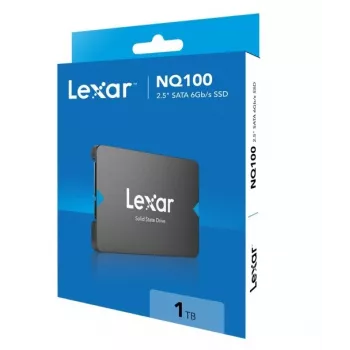 2,5-inch SATA-III-SSD Lexar NQ100 1 TB – leessnelheid 550 MB/s, 6 Gbit/s overdracht
