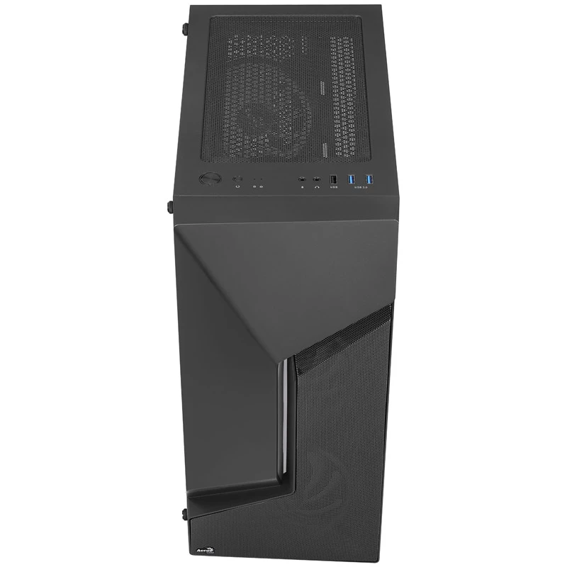 Aerocool Scape-G-BK-v2 midi-tower, Tempered Glass, FRGB - zwart