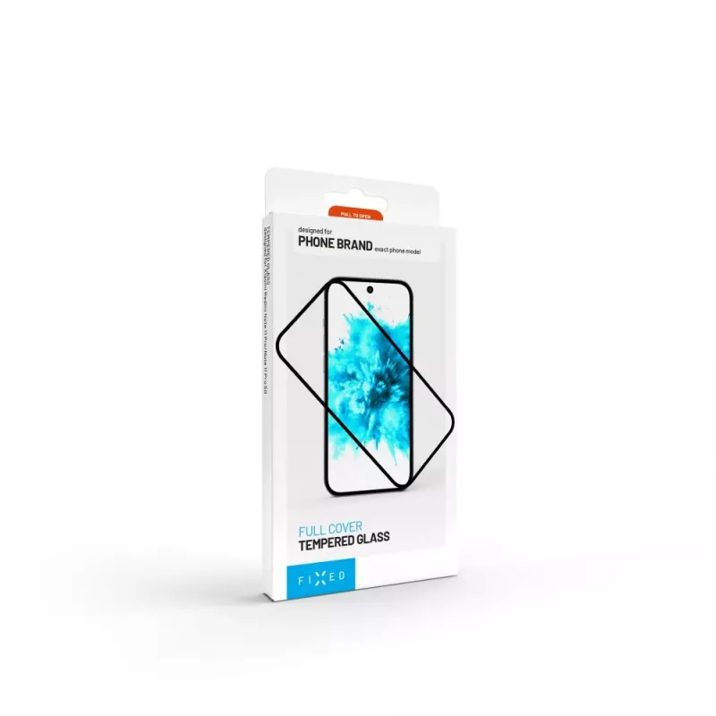 Displayschermfolie FIXED voor Realme C61/C63/Note 60 — gehard glas Full Cover 2.5D