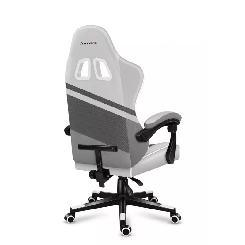 Gamestoel - Huzaro Force 4.4 wit Mesh