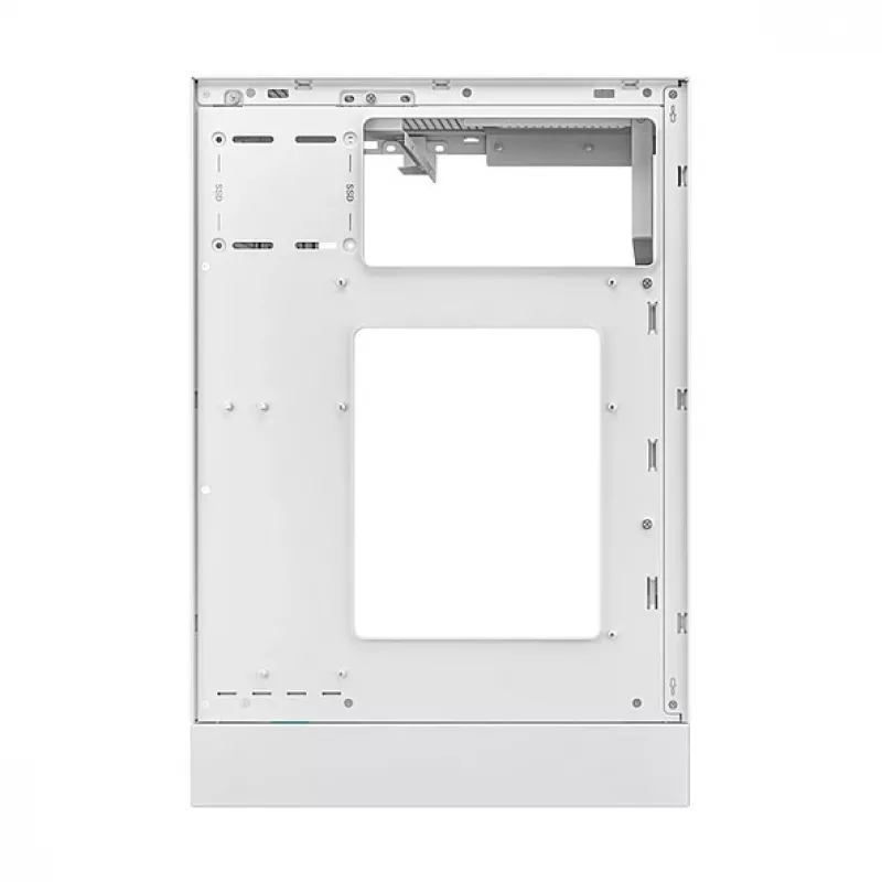 DeepCool CH170 PLUS WH Midi Tower pc-behuizing, Micro ATX, zonder voeding, 4 uitbreidingssleuven, wit