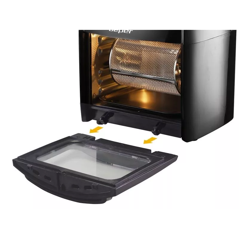 Heteluchtfriteuse Beper P101FRI012 12 L 1800 W zwart
