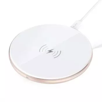 Draadloze oplader Devia Comet Series ultra-slank wit 10W snelladen