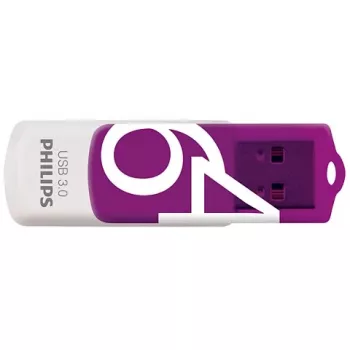 Philips FM64FD00B USB-stick 64 GB USB Type-A 3.2 Gen 1 (3.1 Gen 1) paars, wit