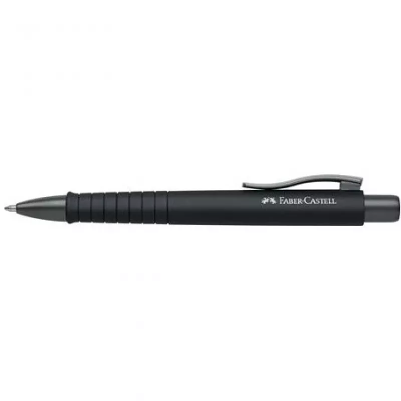 Balpen met clip en drukmechanisme Faber-Castell 241190