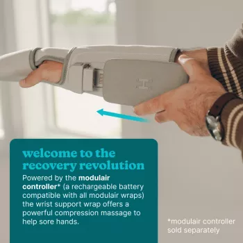 Handmassageapparaat HoMedics SR-CMH10H-GY draagbaar, verstelbare pasvorm voor handen en polsen