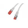 LANBERG Cat6 F/UTP (FTP) netwerkkabel, RJ-45–RJ-45, 10 m, grijs