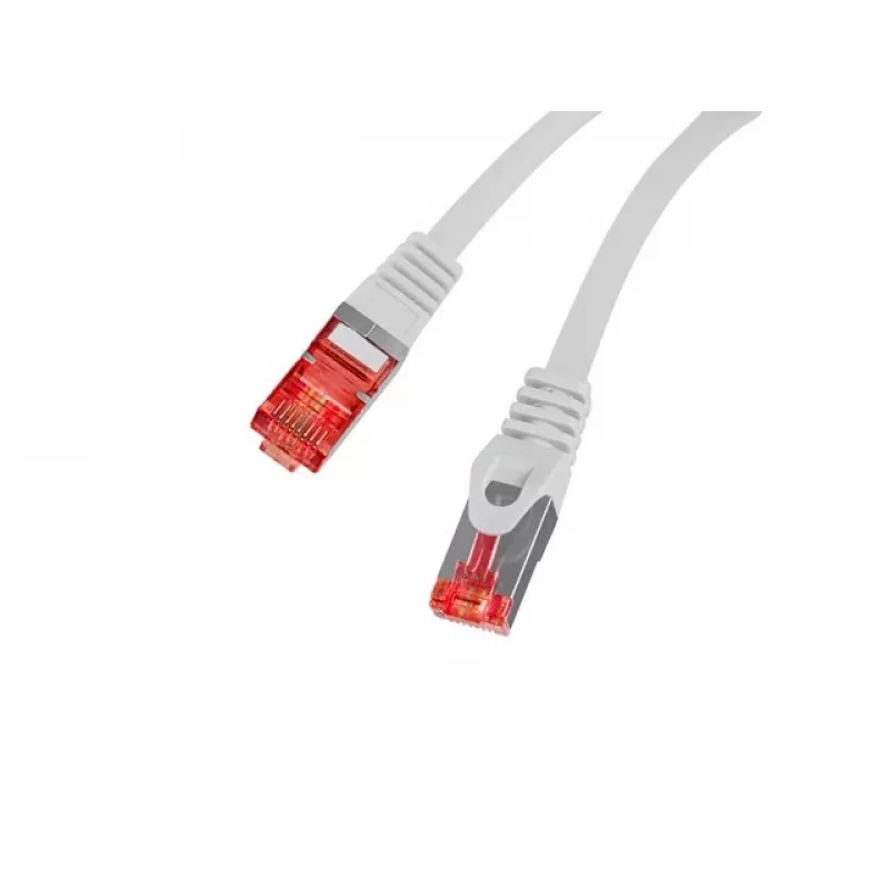 LANBERG Cat6 F/UTP (FTP) netwerkkabel, RJ-45–RJ-45, 10 m, grijs
