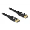 DeLOCK DisplayPort-kabel 8K 60 Hz 3 m zwart metaal