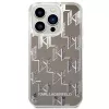 Karl Lagerfeld KLHCP14XLMNMS iPhone 14 Pro Max 6.7 hardcase zilver / zilver Liquid Glitter Monogram