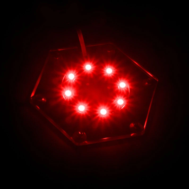 Bitspower Hexagon BP-WTHU-RGB montageset voor RGB-uitbreiding van het waterreservoir