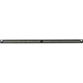 Kabelmanagementpaneel LOGON RAO205BL zwart metaal 48,3 cm
