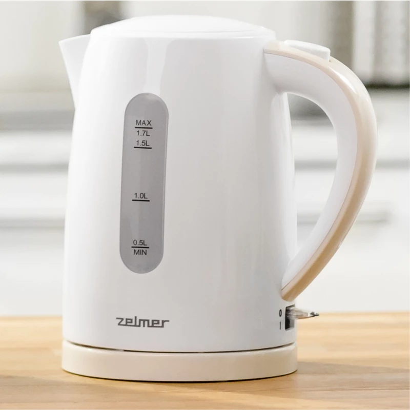 Elektrische waterkoker Zelmer 1,7 L 2200 W wit