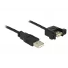 USB-kabel DeLOCK 1m 2xUSB2.0-A