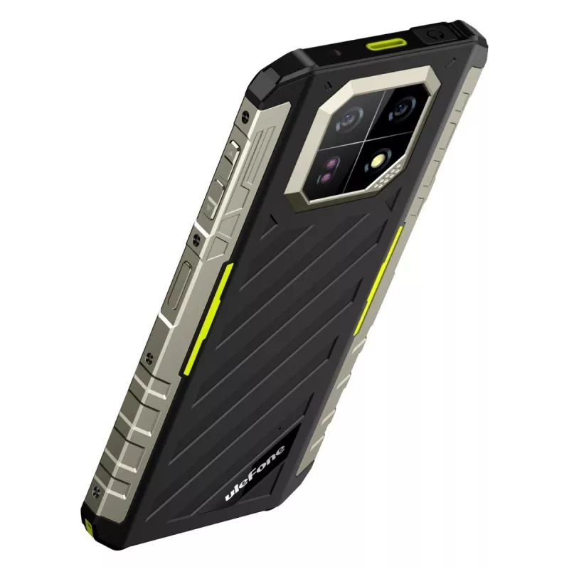 Robuuste smartphone UleFone Armor 22 4G, 9 GB RAM, 128 GB opslag, IP69K, groen