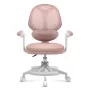 Kinderdraaistoel mark adler Junior 4.5 roze — netrug, schuimsit, in hoogte verstelbaar 40–50 cm, armleuningen, lendensteun, wielen (geopende verpakking)
