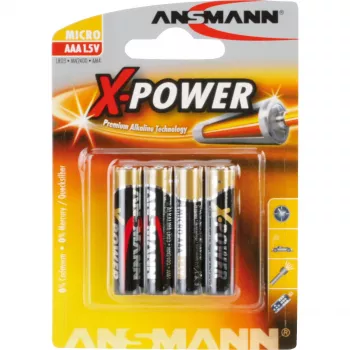 Wegwerpbatterij Ansmann Micro AAA LR03