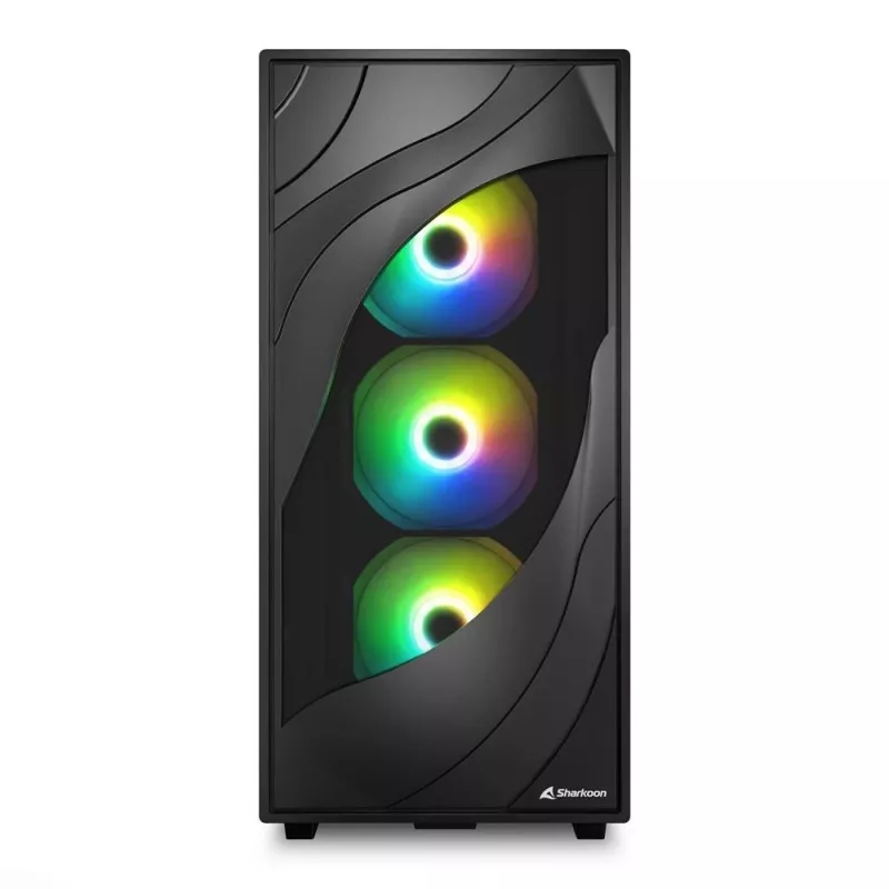 Sharkoon REBEL C80M RGB midi-tower zwart
