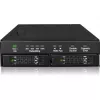 Drive behuizing icy dock MB902SPR-B R1 zwart 2,5 inch SATA