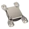 Waterkoelblok Aqua-Computer 21703 — acetal/nikkel, socket AM4, 111×75×22 mm, zwart/zilver